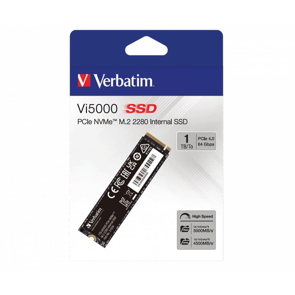Verbatim Vi5000 1 TB PCIe NVMe 5000/4500